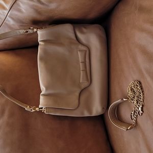 Sheep leather shoulder bag